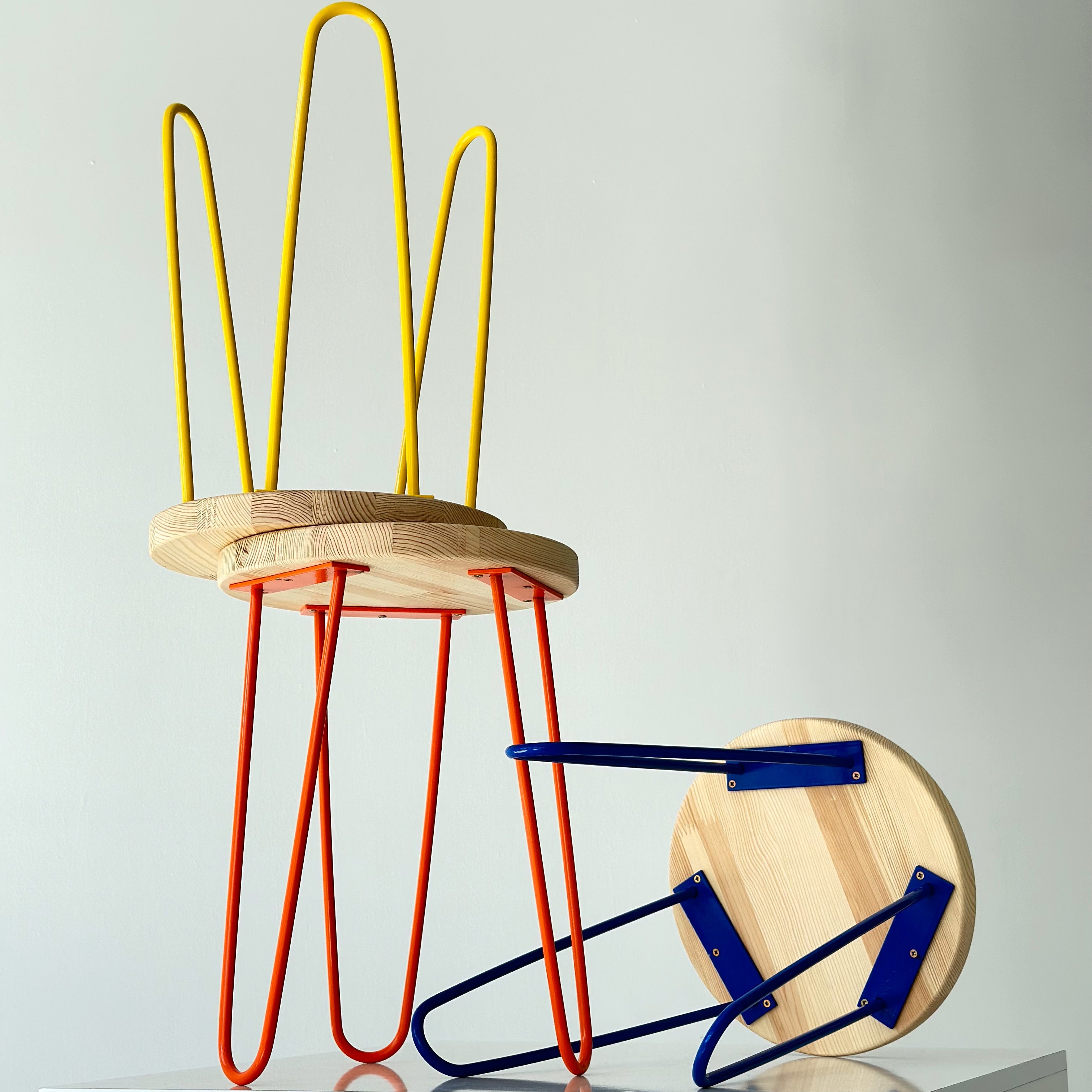 Hairpin Leg Stool