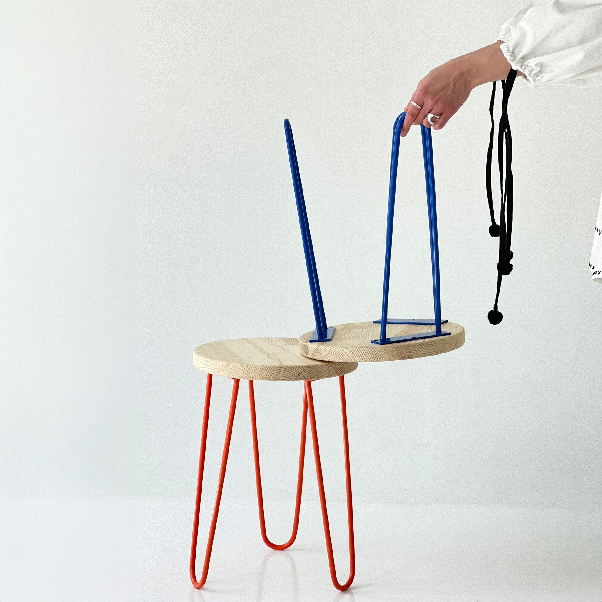 Hairpin Leg Stool