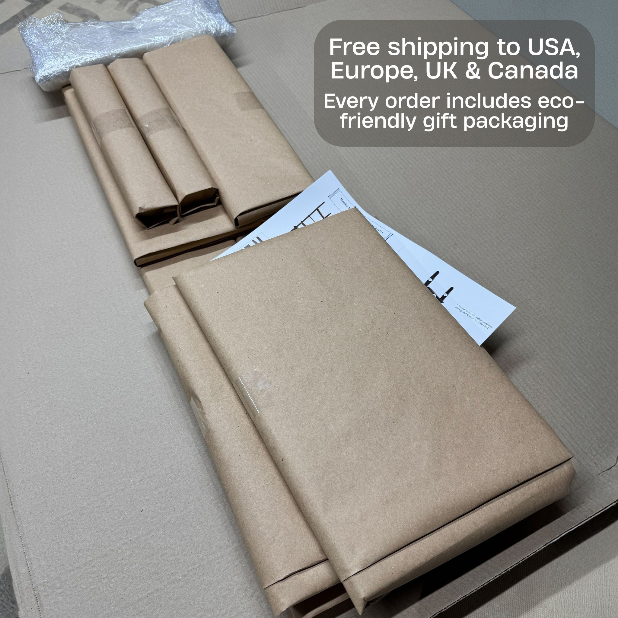 Ladder Shelf with Laundry Basket CLEAR